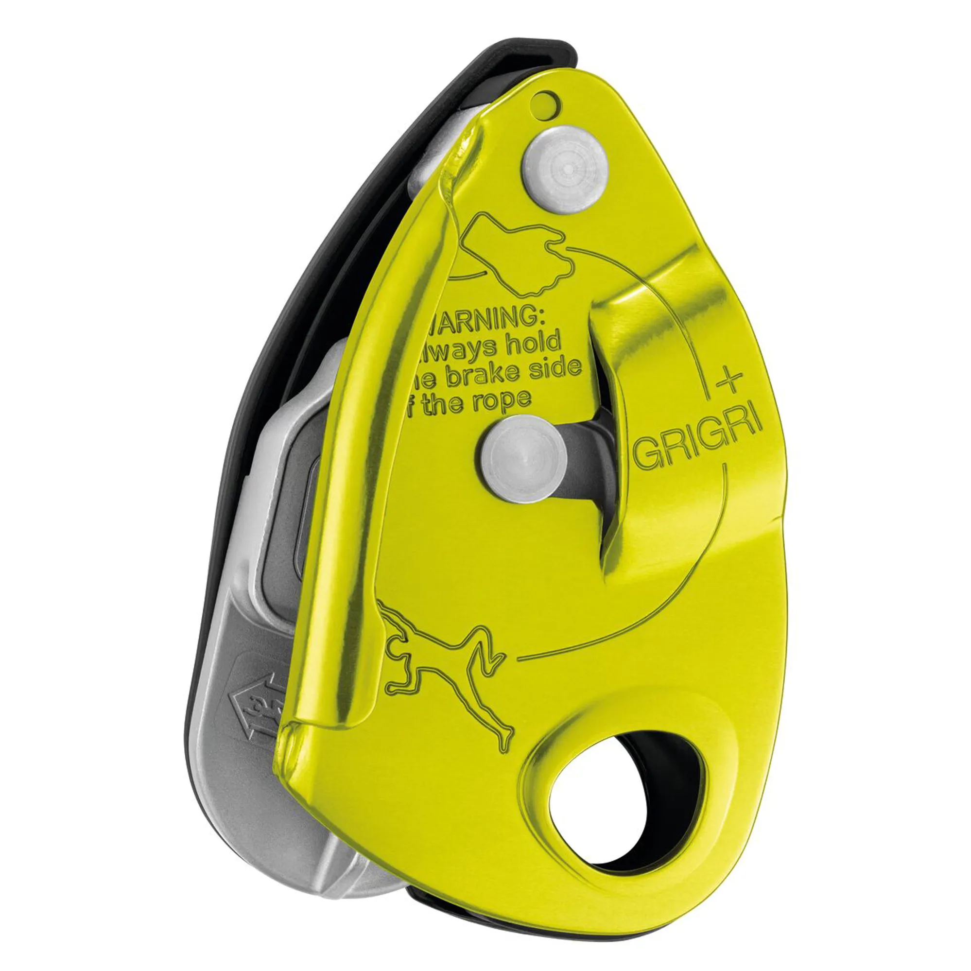 Petzl Grigri+ Belay Device in Yellow
