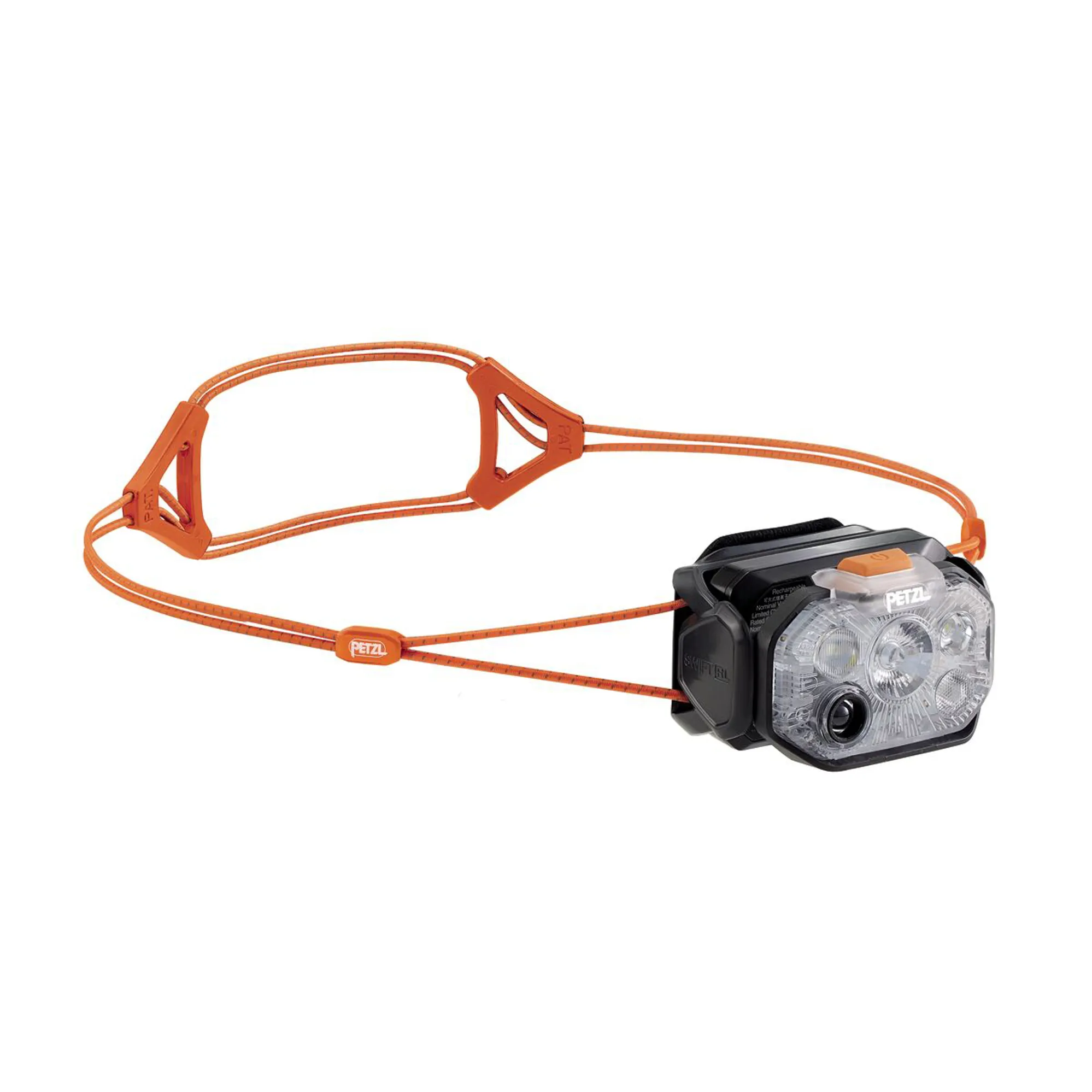 Petzl Swift RL Headtorch in Black/Orange