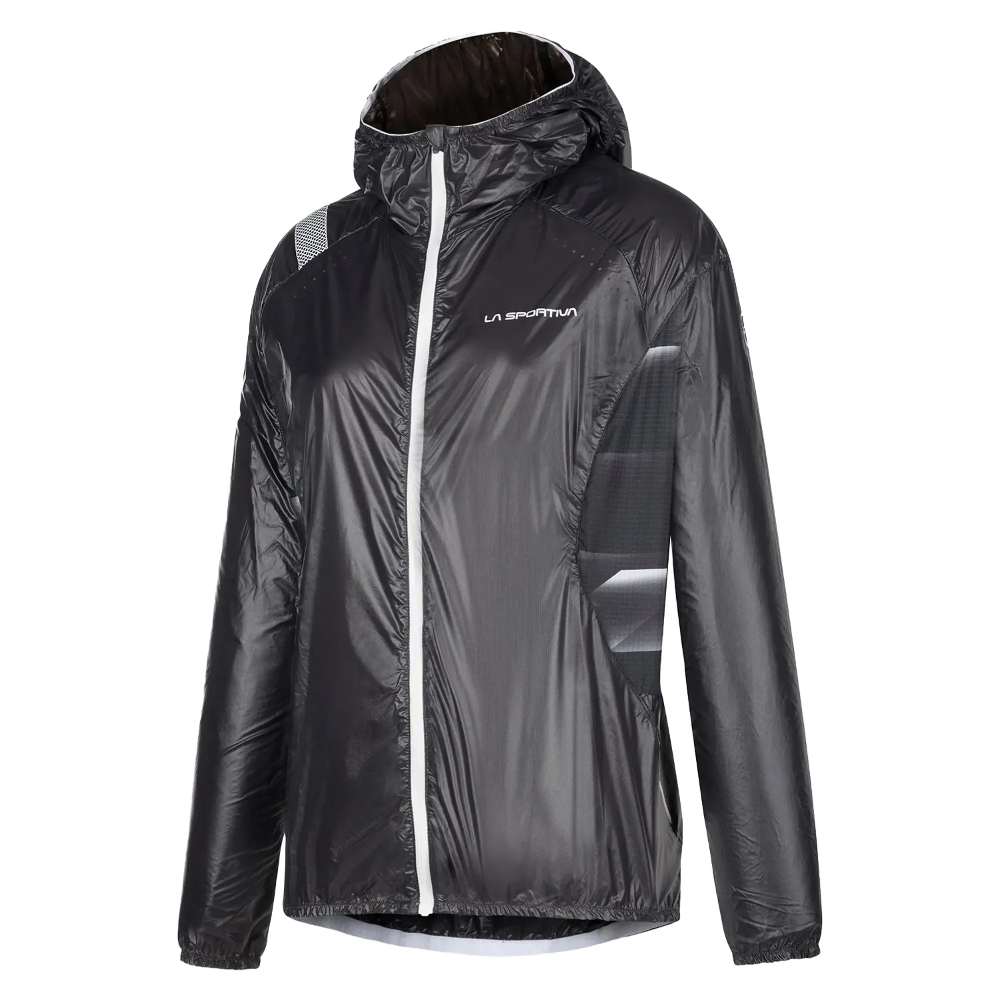 La Sportiva Womens Briza Windbreaker in Carbon/Black
