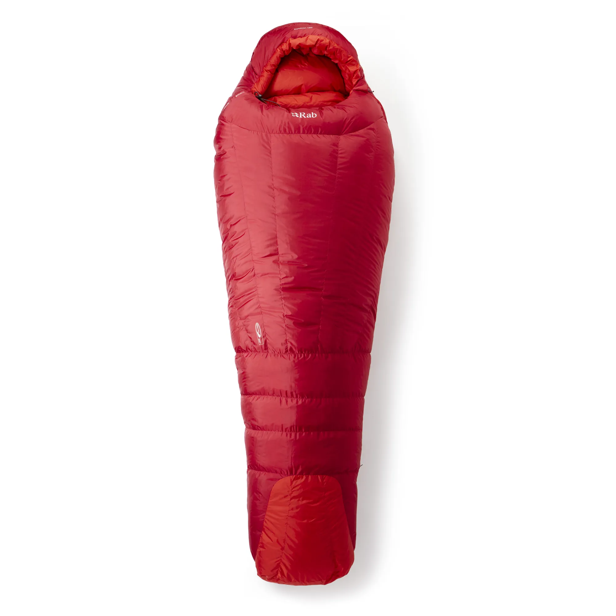 Rab Expedition 1200 Summit Left Zip Down Sleeping Bag in Red