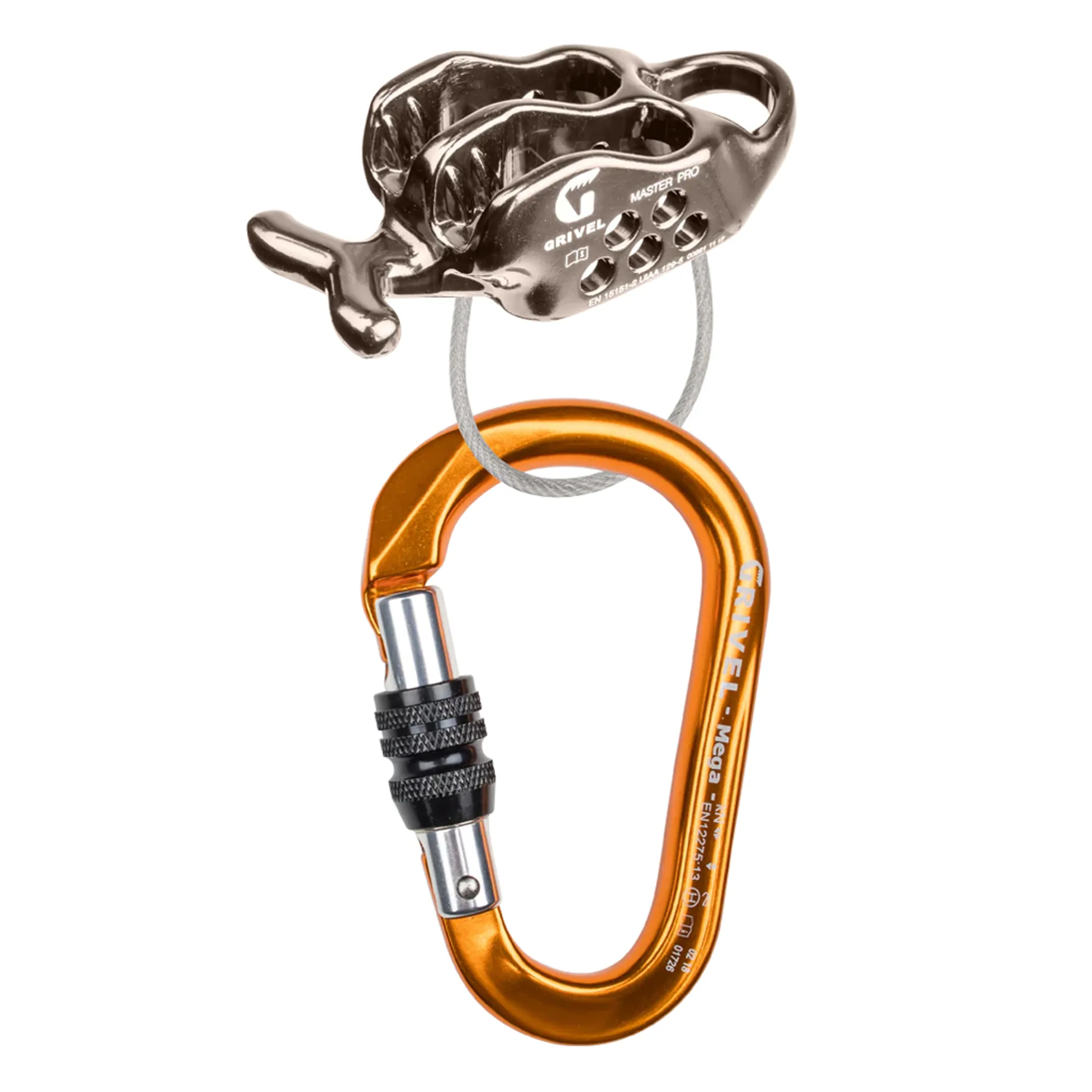Grivel Master Pro Belay and Mega Screwgate Kit