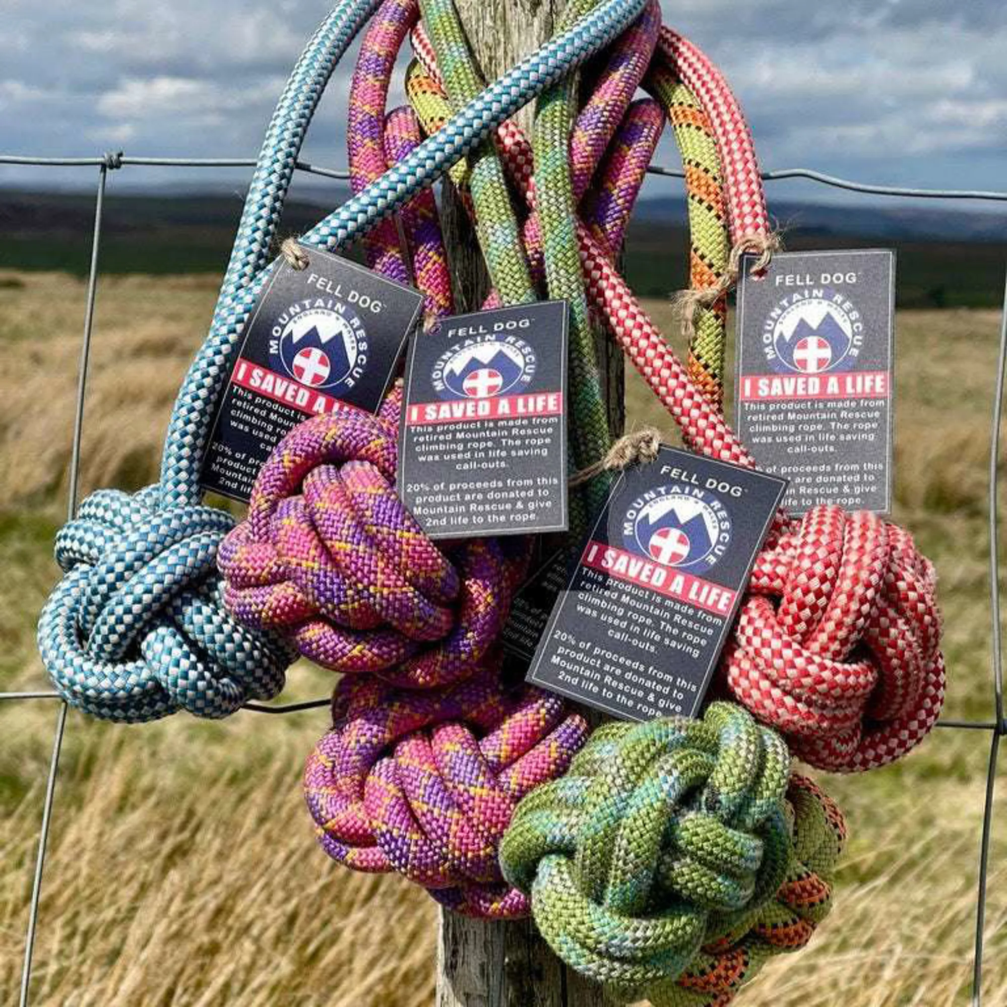 Fell Dog X Mountain Rescue Rope Dog Toy