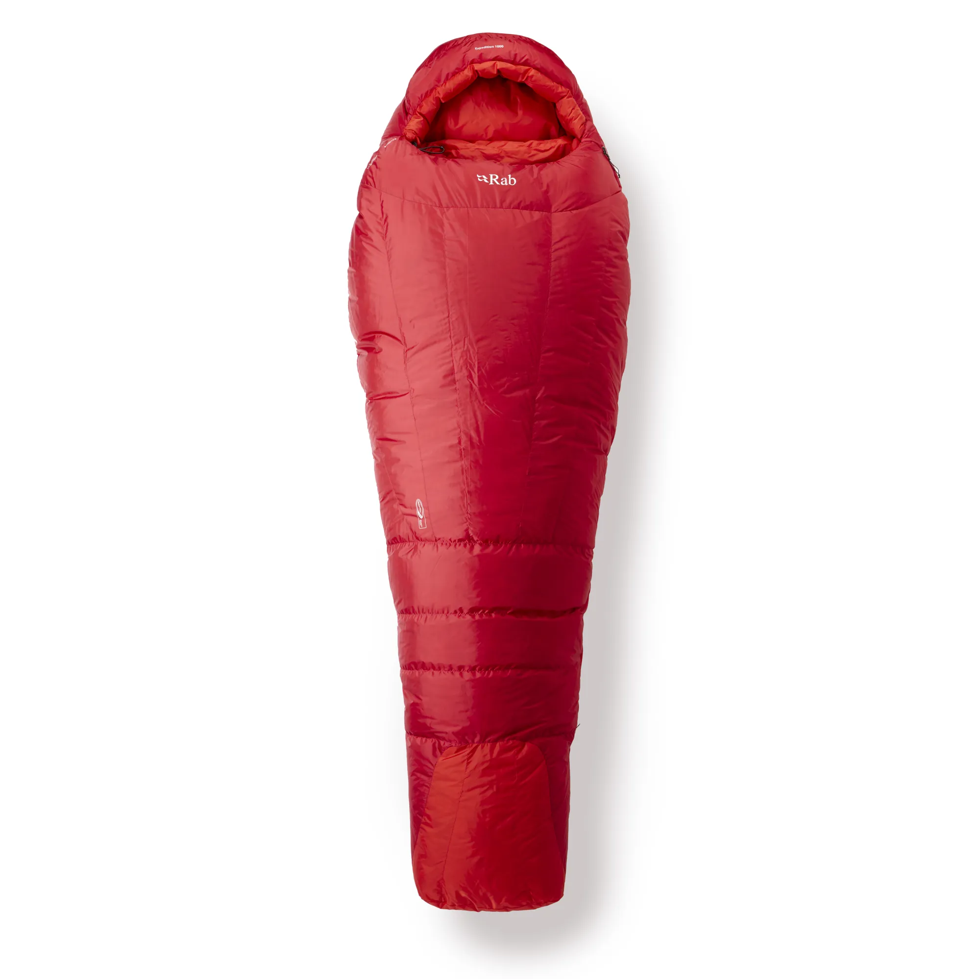 Rab Expedition 1000 Summit Left Zip Down Sleeping Bag in Red