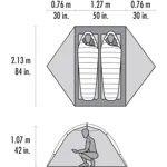 MSR Access 2 Tent in Green-4