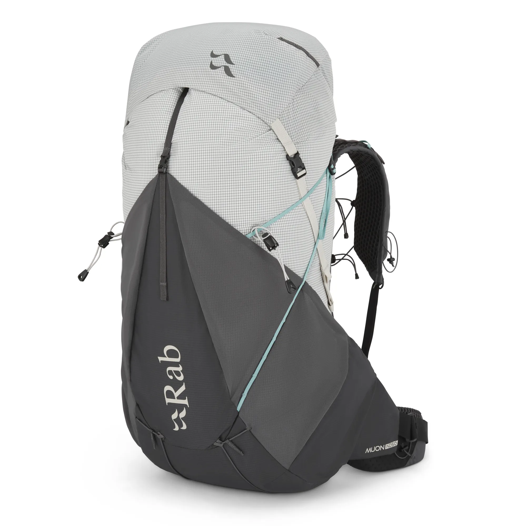 Rab Womens Muon ND50L Pack in Pewter/Graphene
