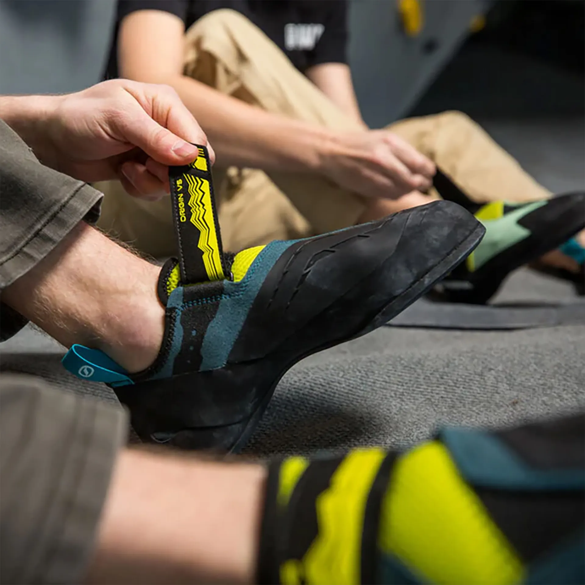 Rock climbing shoes