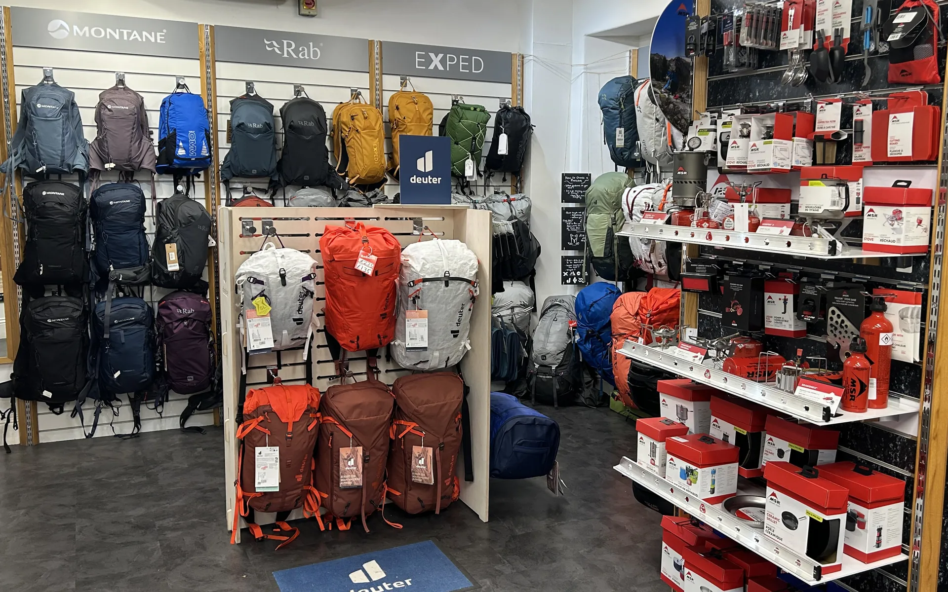 Expert staff providing gear advice and boot fitting