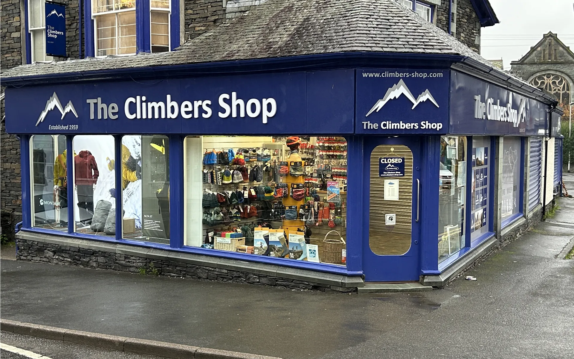 Climbers Shop store in Ambleside