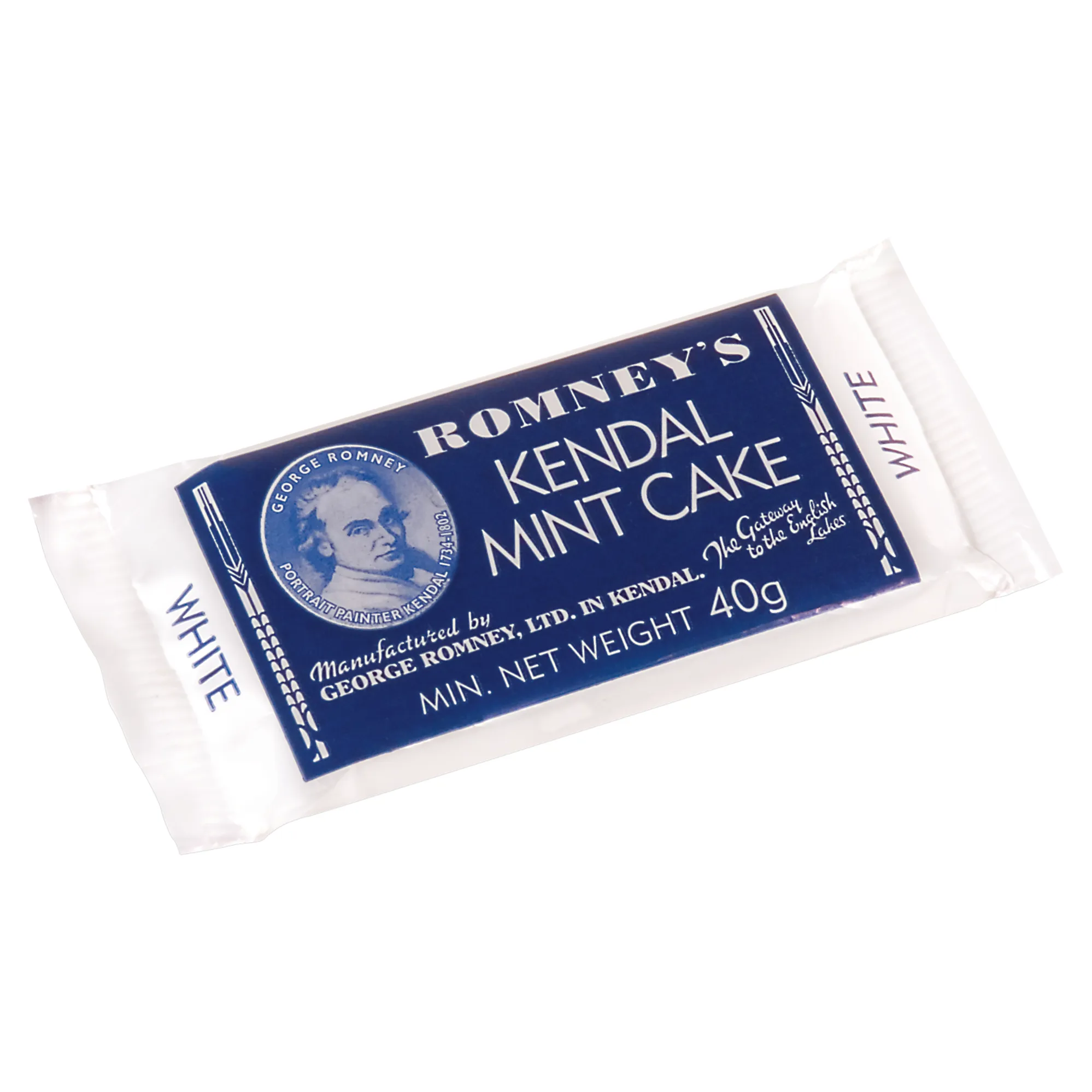 Romney Kendal Mint Cake 40g White