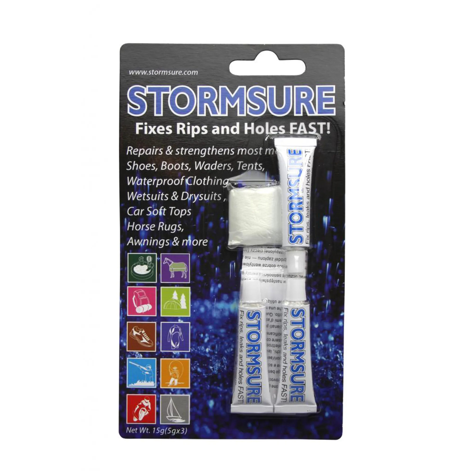 Stormsure Clear 3x5g Tubes