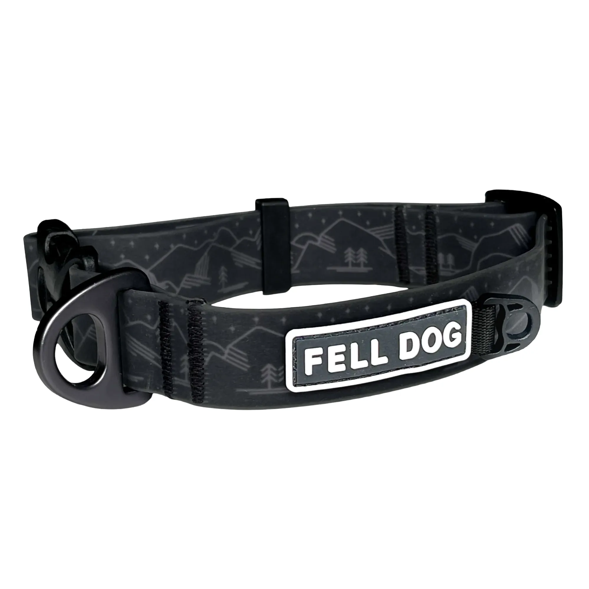 Fell Dog Drench Waterproof Collar in Black Mountains