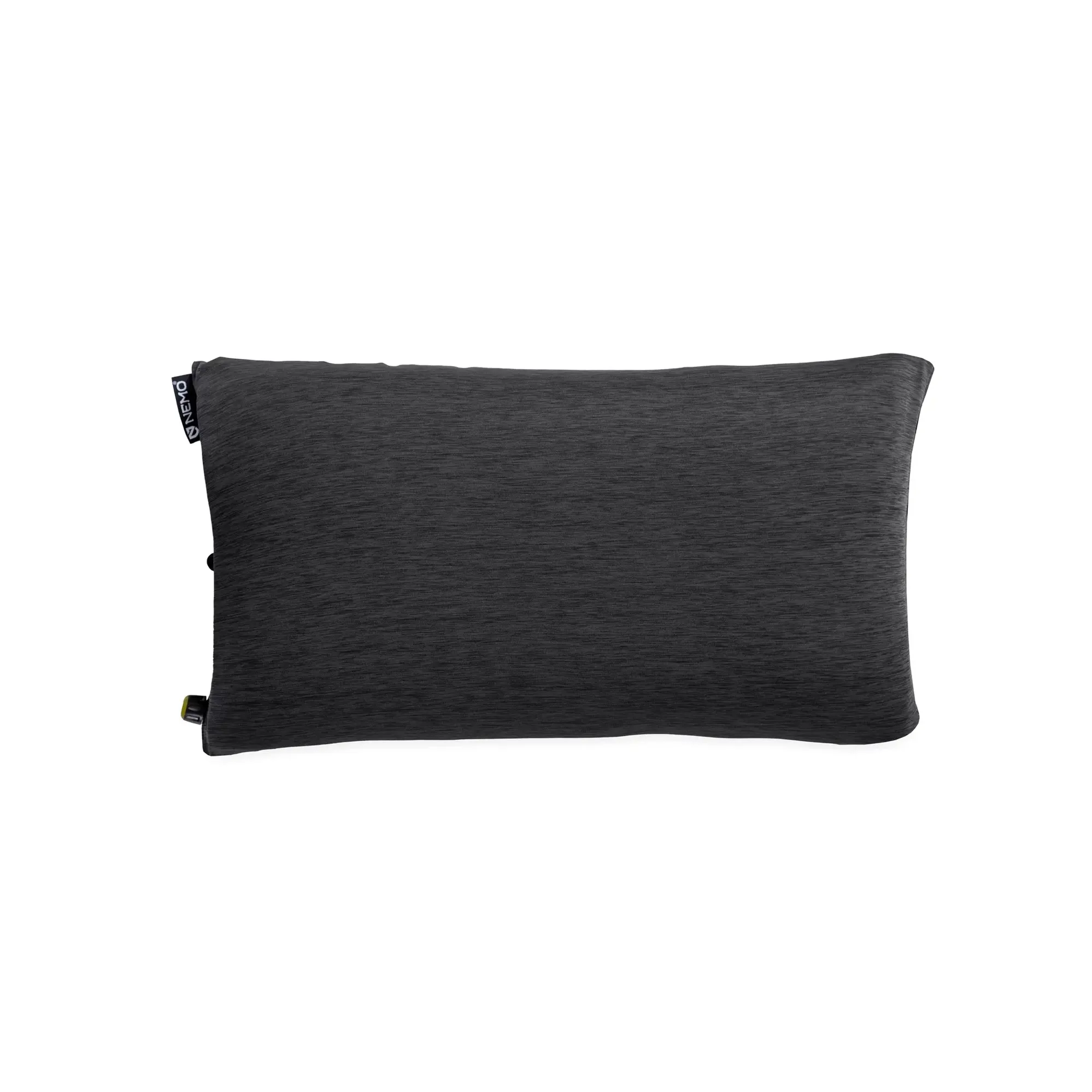 Nemo Filo Wide Camping Pillow in Black Pearl/Birch Bud