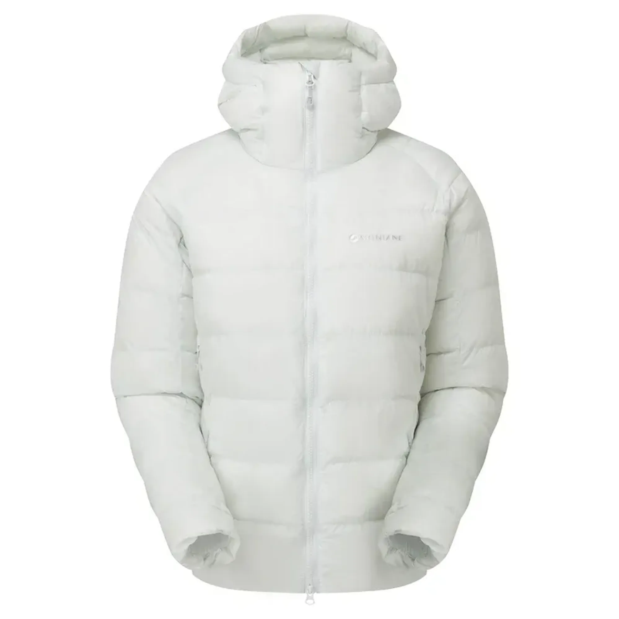 Montane Women's Kamen Hooded Down Jacket in Powder