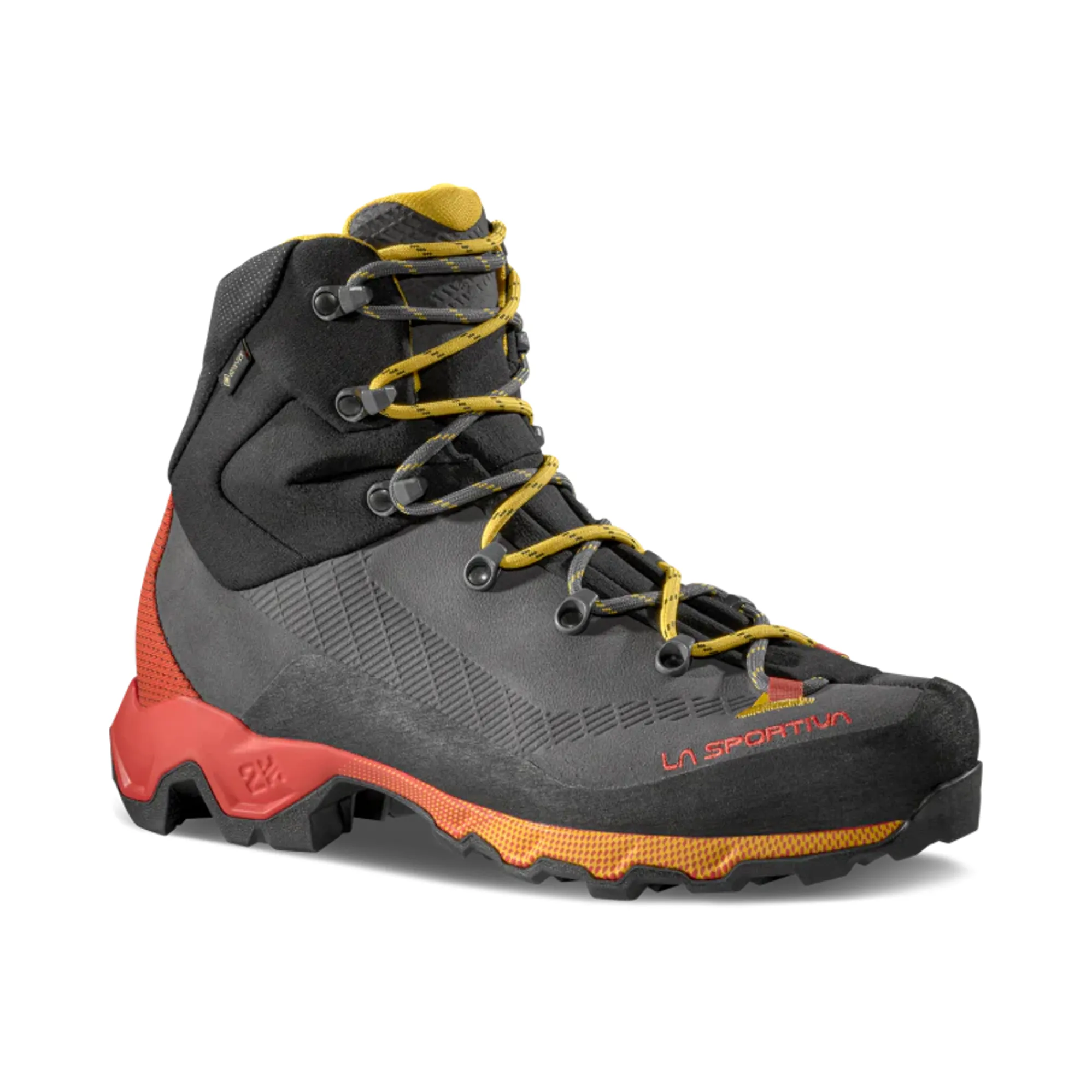 La Sportiva Mens Aequilibrium Trek GTX in Carbon/Yellow