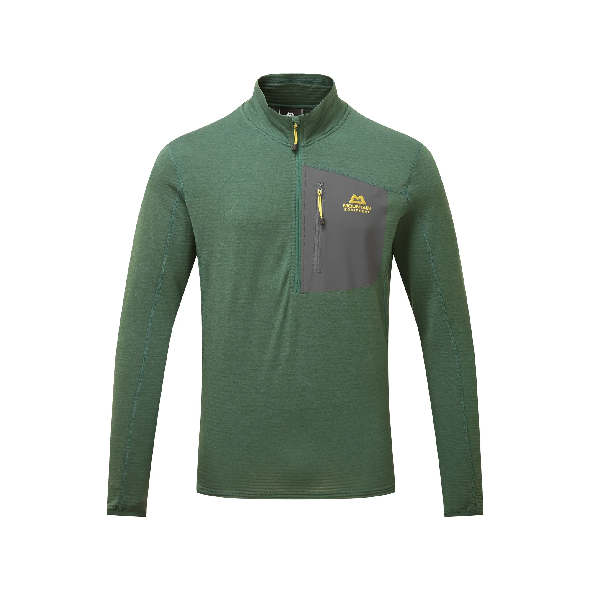 Mountain Equipment Mens Lumiko Zip-T in Fern/Ombre