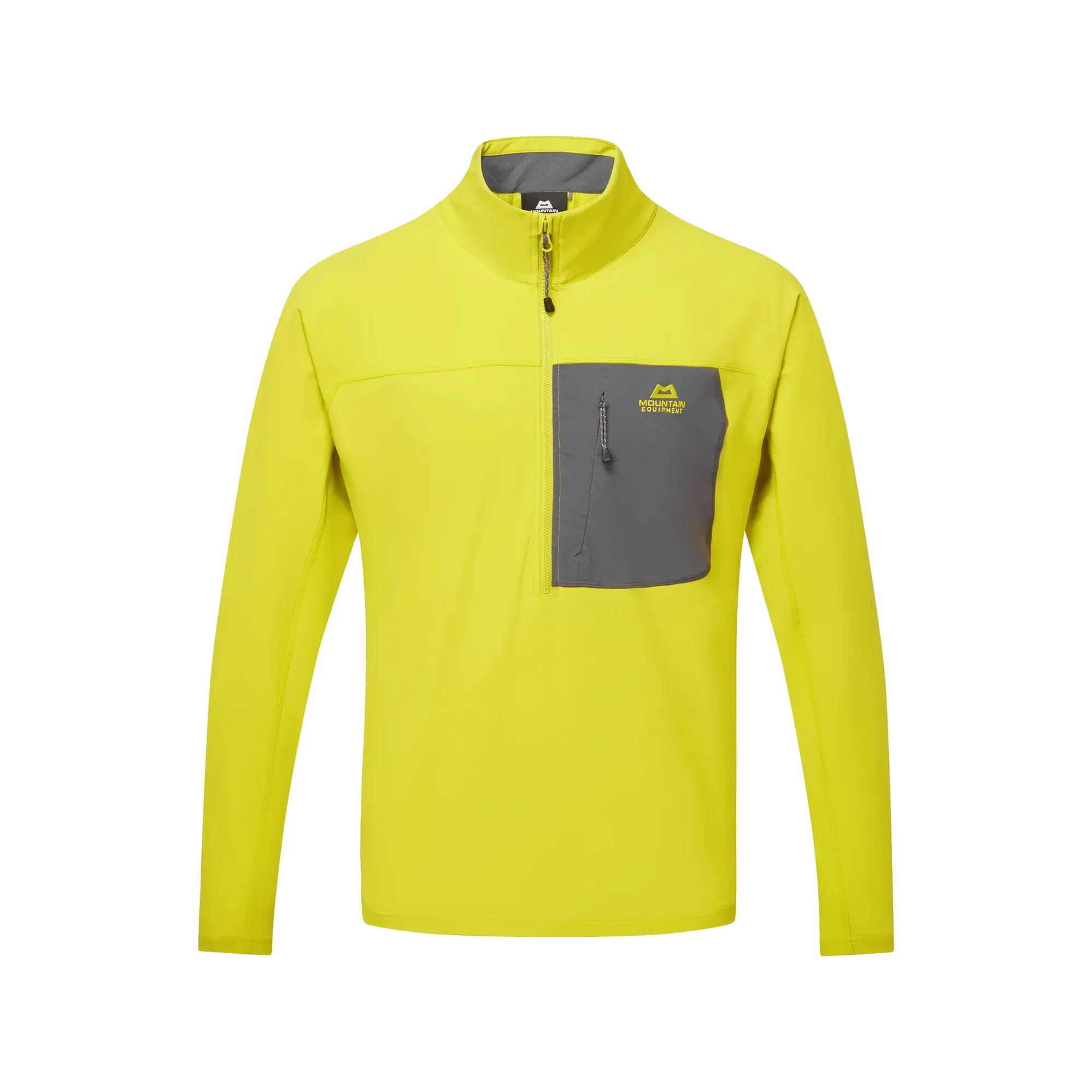 Mountain Equipment Mens Arrow 1/4 Zip in Vine/Anvil