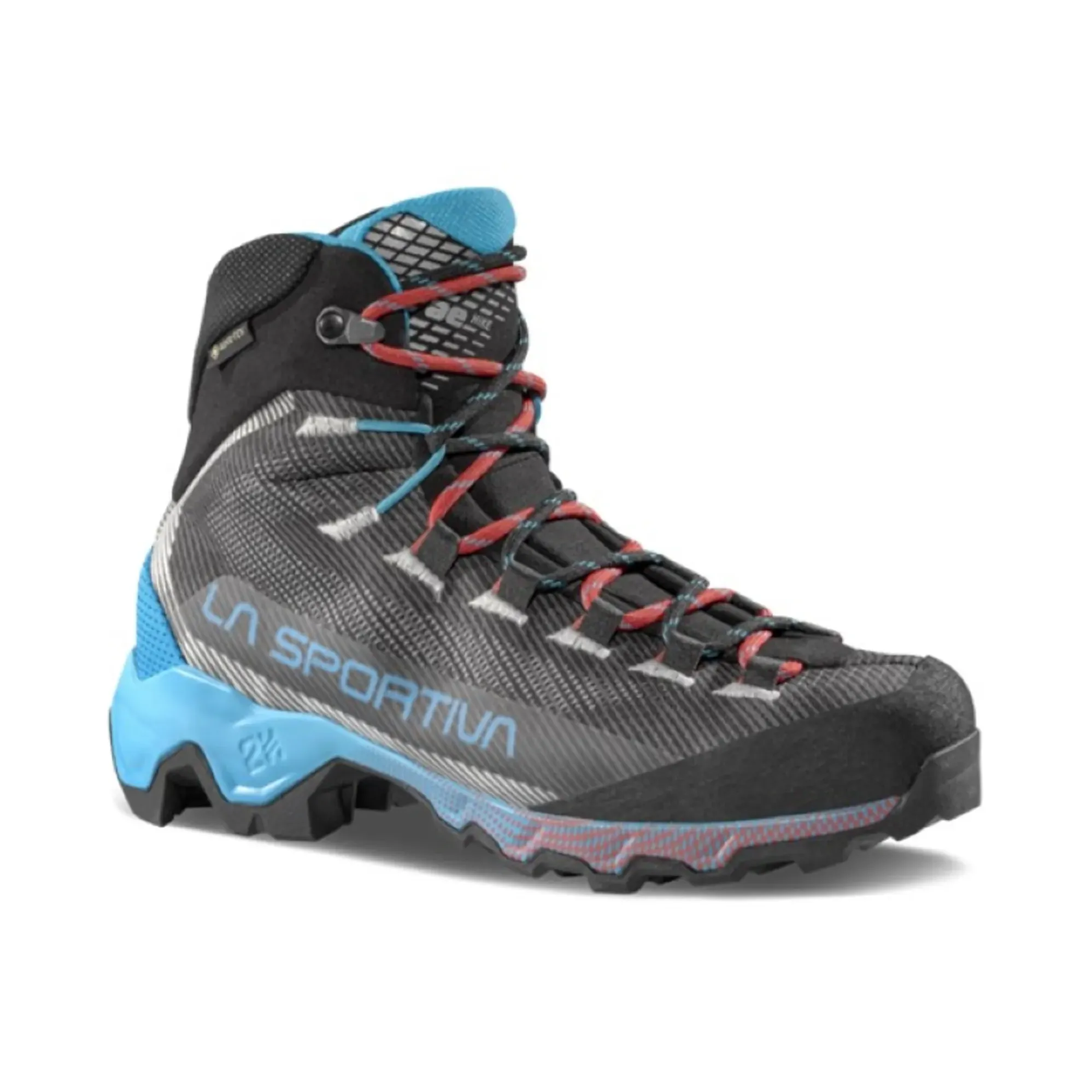 La Sportiva Womens Aequilibrium Hike GTX in Carbon/Malibu