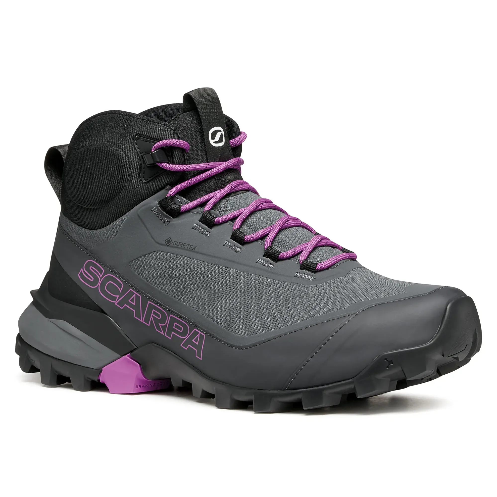 Scarpa Womens Ribelle Cross 2 Mid GTX in Dark Grey/Purple